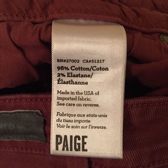 PAIGE Jeans with Front Zipper Pockets - Picture 7 of 7